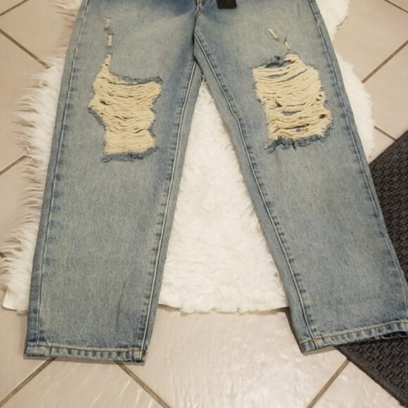 ๐LF๐ Marietta Boyfriend Shredded High Rise Jeans - Picture 11 of 14